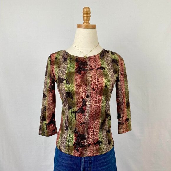 Y2K Rhinestone Fall Fairy Top - Picture 2 of 4